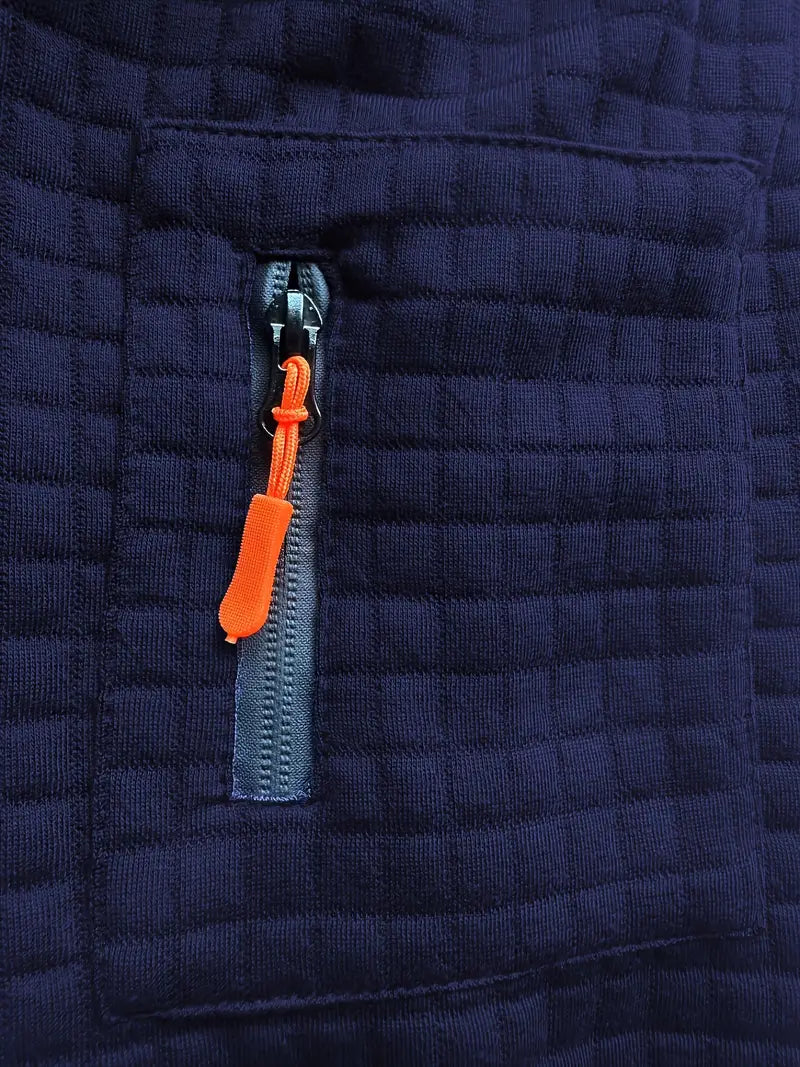 Ephraim | Textured Polo Shirt With Sleeve Pocket