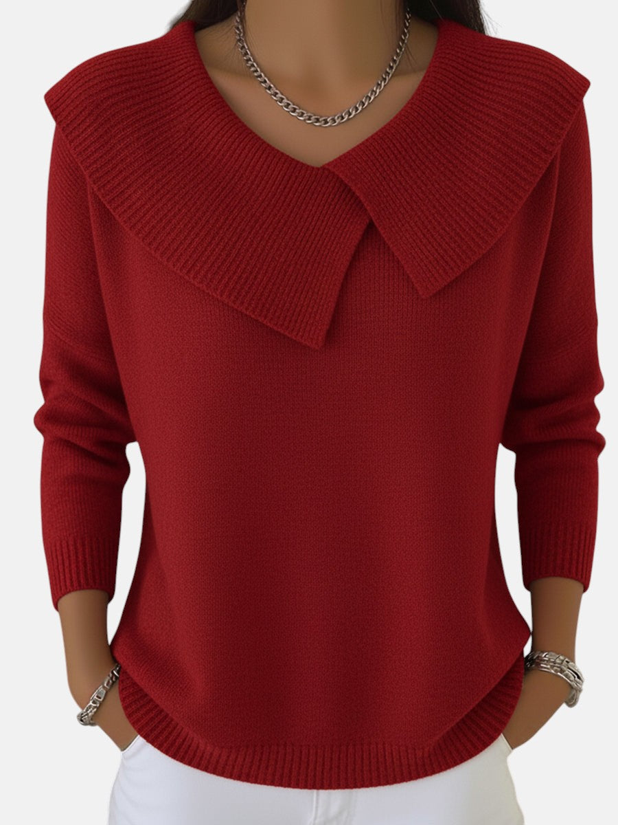Lucia | Warm Sweater with Soft Collar