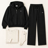 Half Zip Hooded Lounge Set